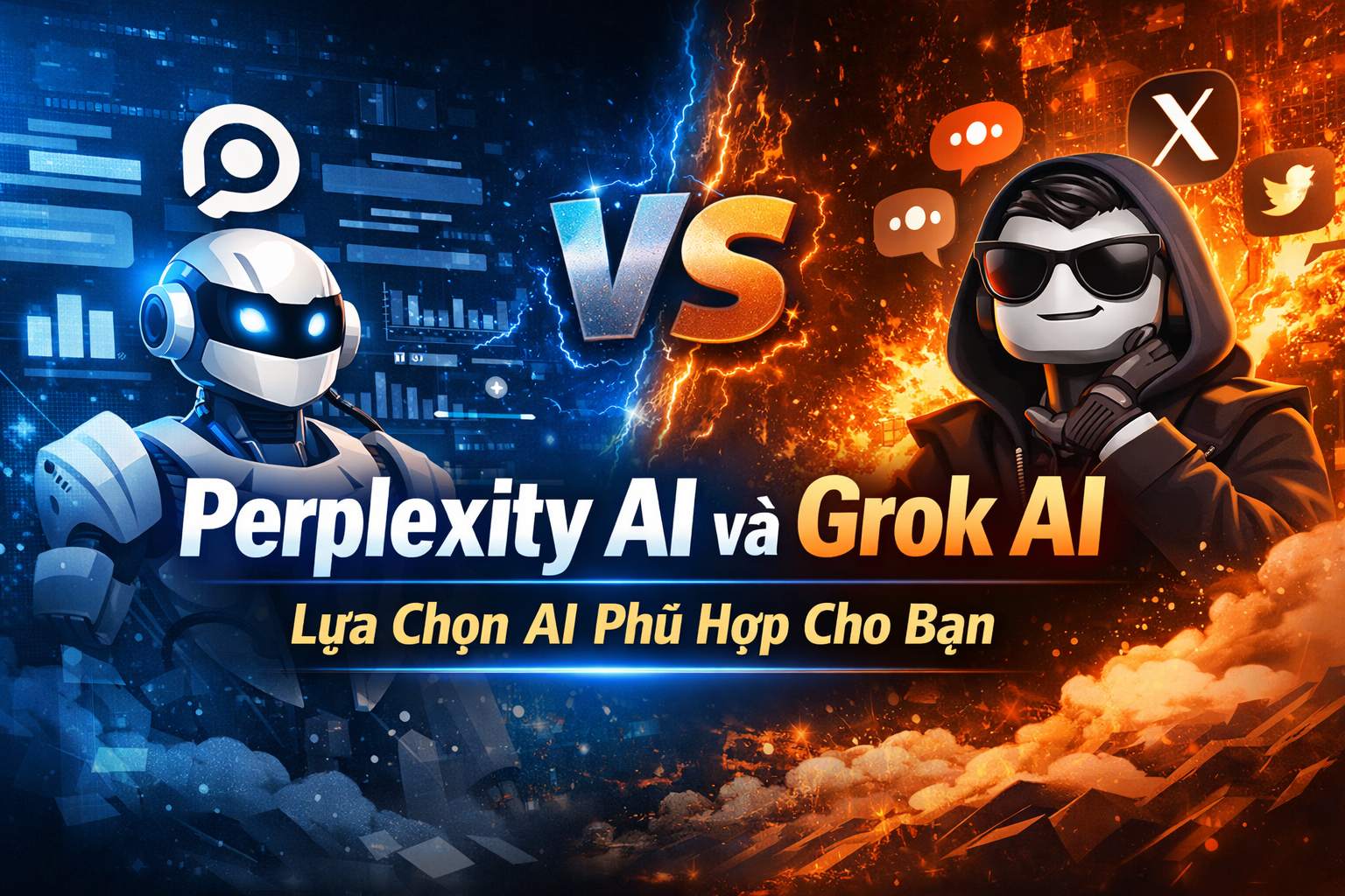Perplexity AI và Grok AI