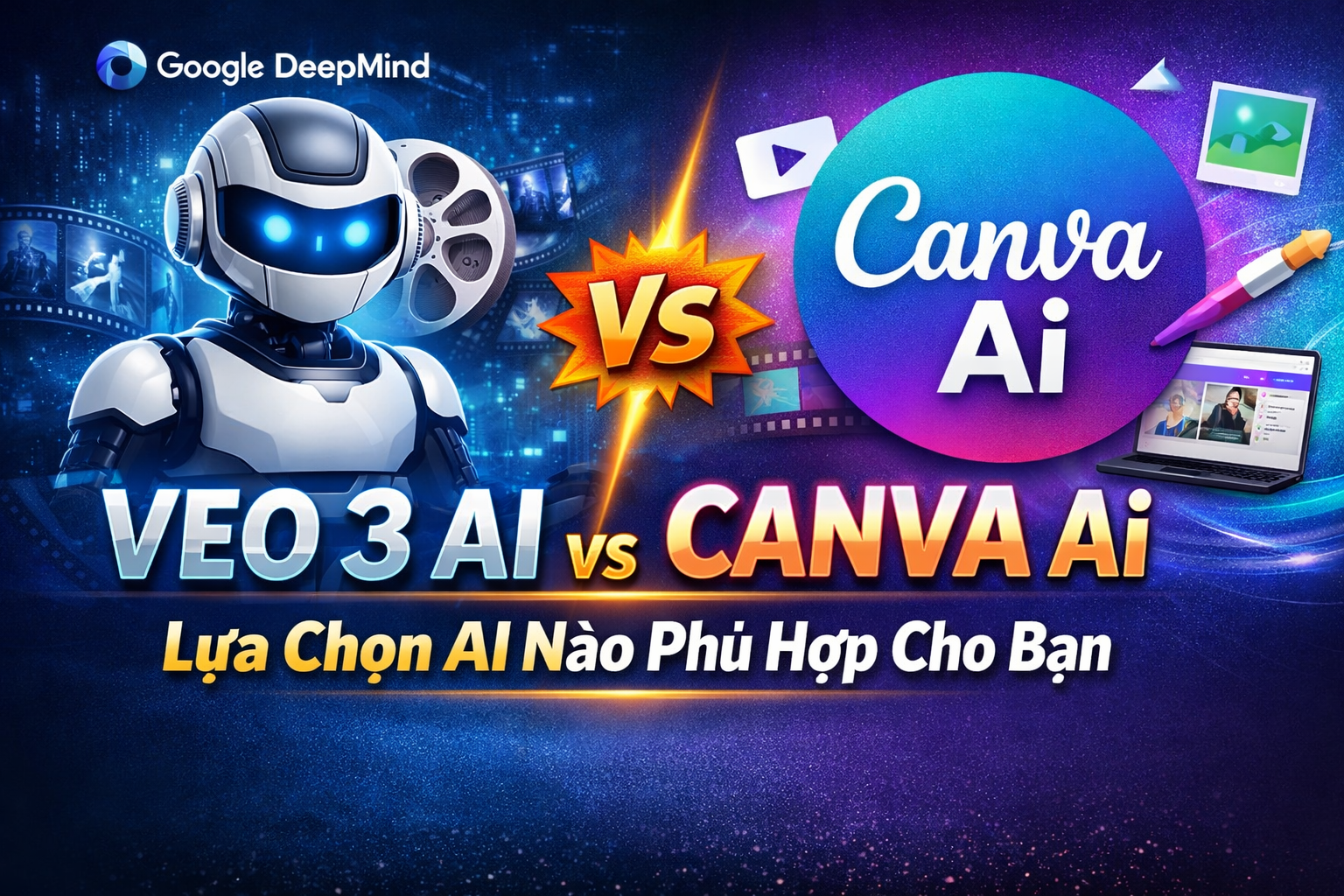 VEO 3 AI và CANVA AI