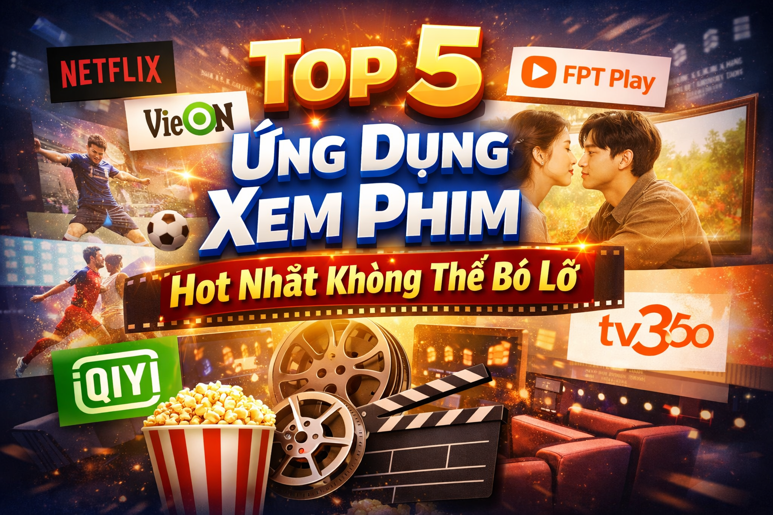 Top 5 Ứng Dụng Xem Phim Hot Nhất