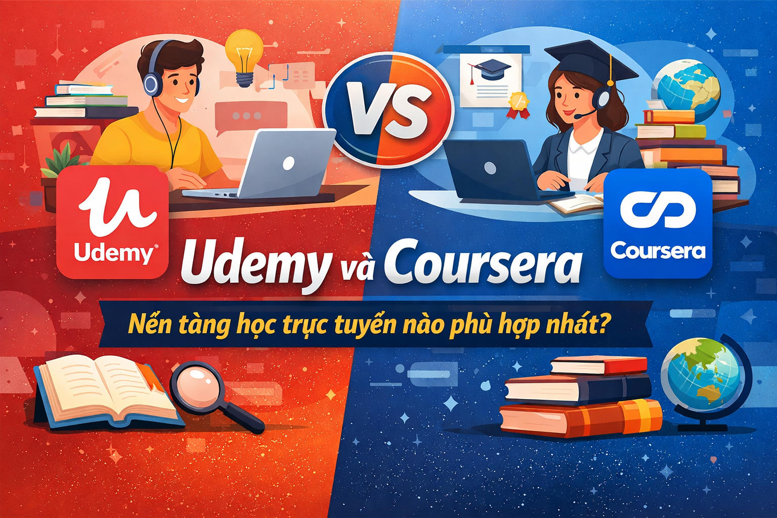 Udemy và Coursera Nền tảng học trực tuyến nào phù hợp nhất?