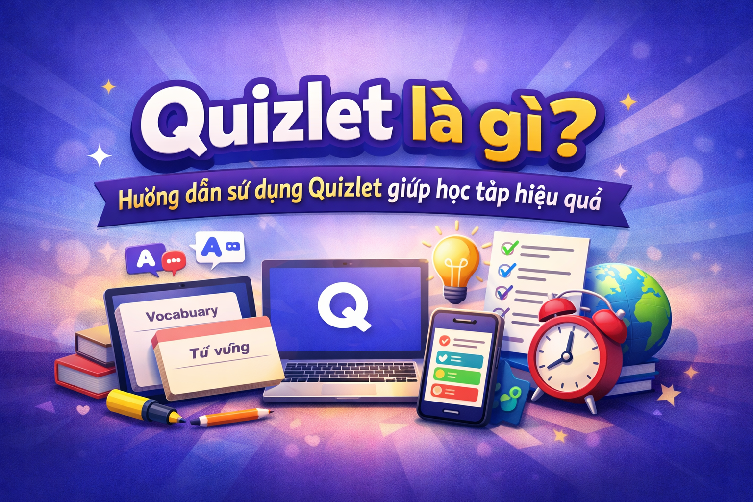 Quizlet là gì? Hướng dẫn sử dụng Quizlet giúp học tập hiệu quả