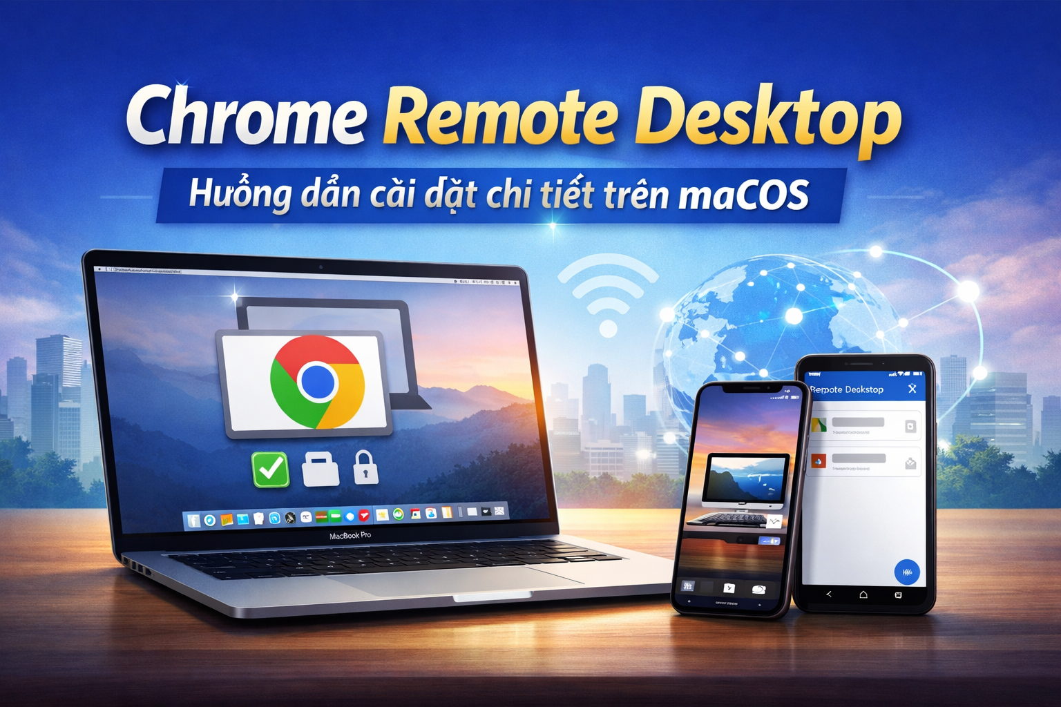 Chrome Remote Desktop Hướng dẫn cài đặt chi tiết trên macOS