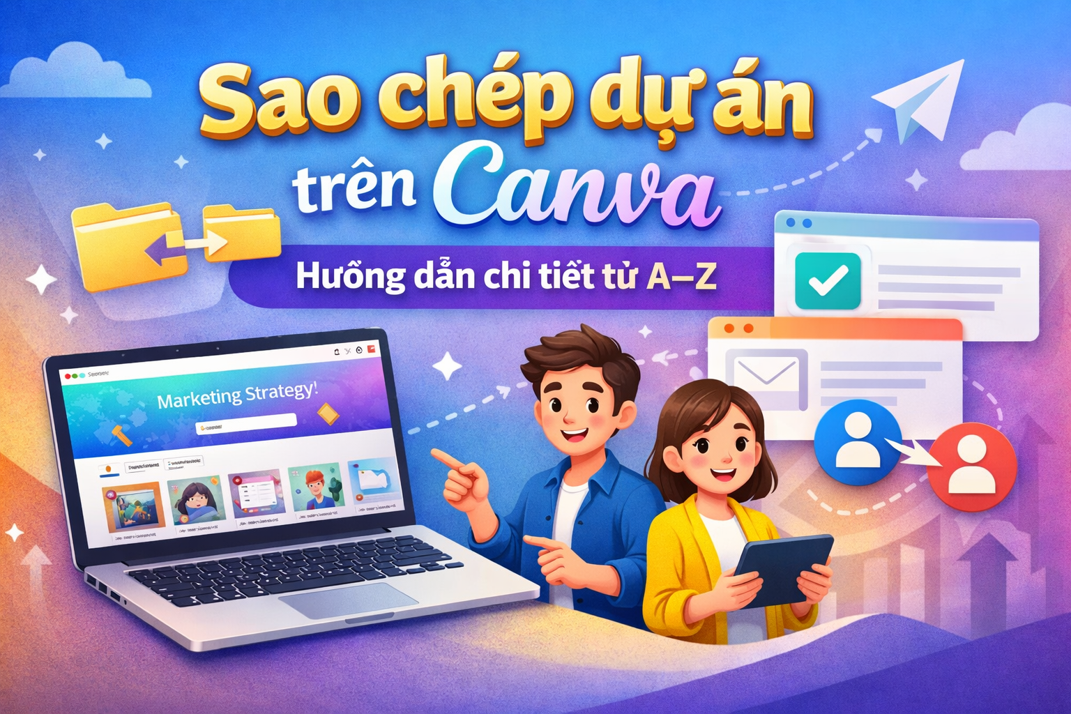Sao chép dự án trên Canva