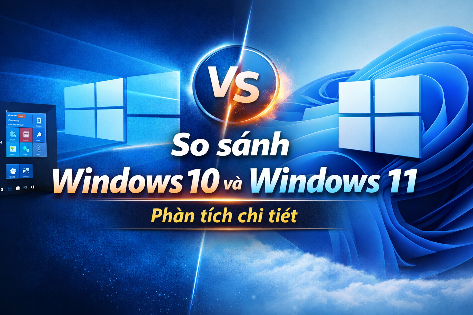 So sánh Windows 10 và Windows 11