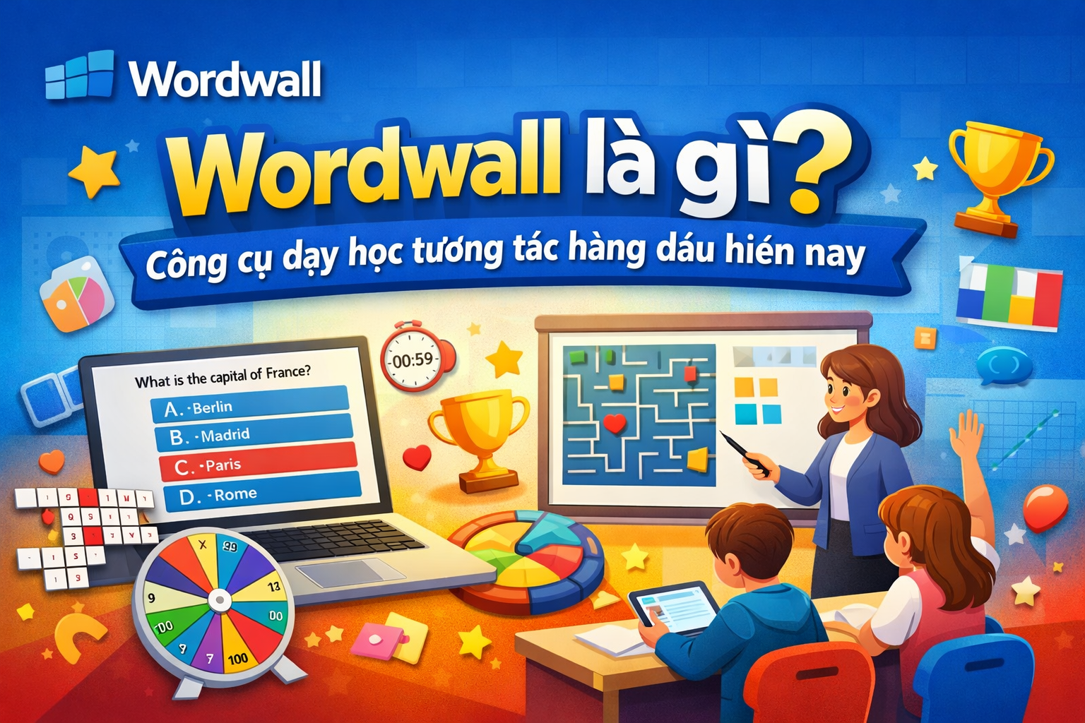 Wordwall là gì? Công cụ dạy học tương tác hàng đầu hiện nay