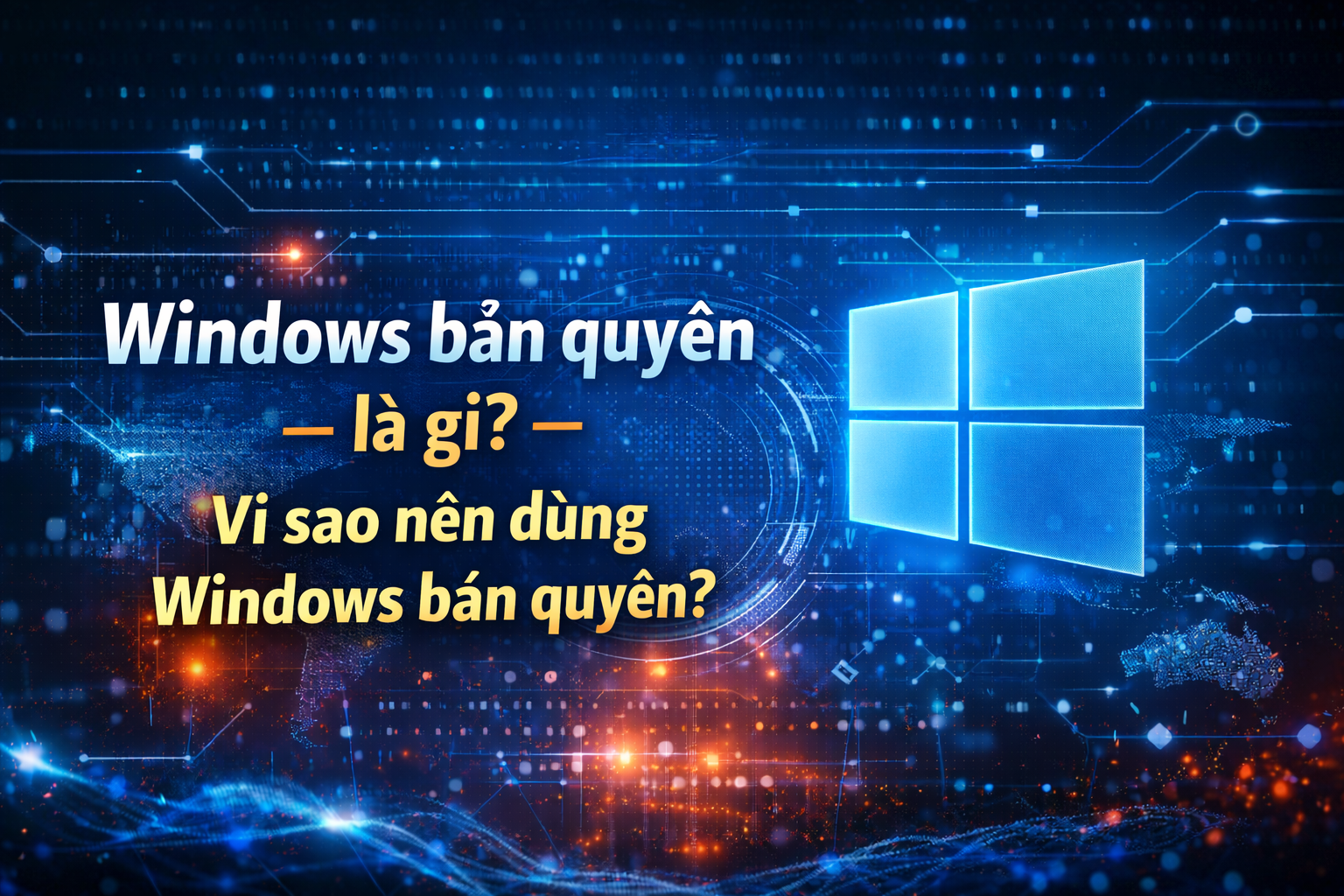 Windows bản quyền là gì?